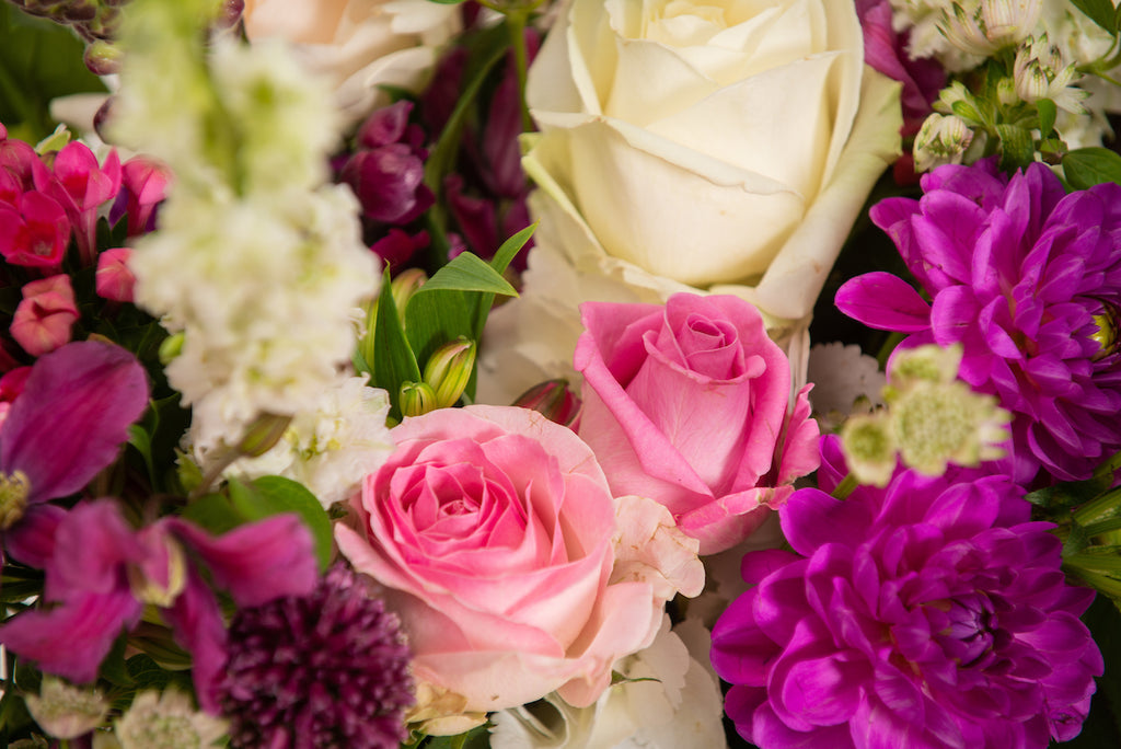 Raspberry Ripple Bouquet -Flower Collection- Luxury delivered – Ollie & Ivy